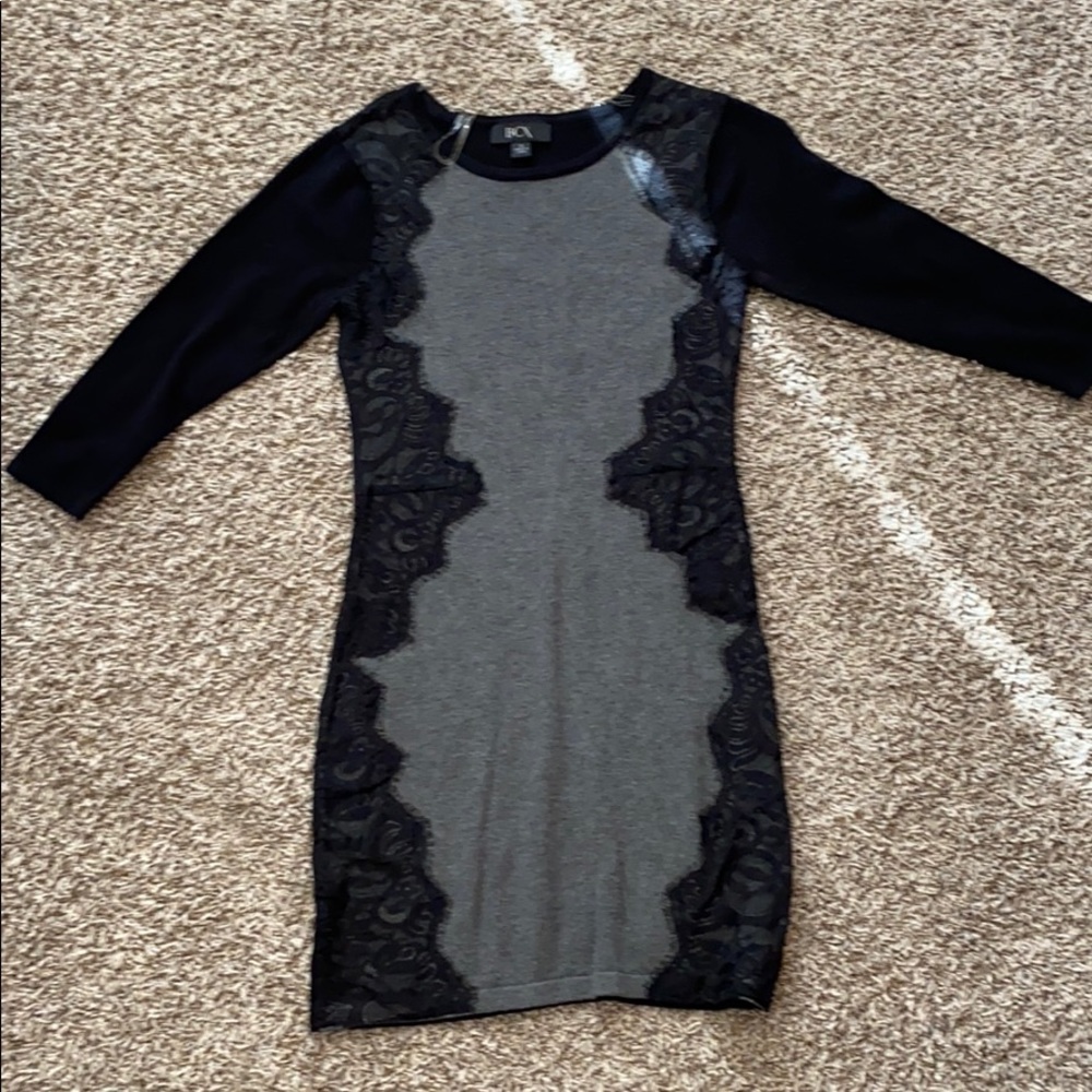 Black sweater dress